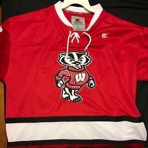 Men’s Colosseum Large Wisconsin Hockey Jersey